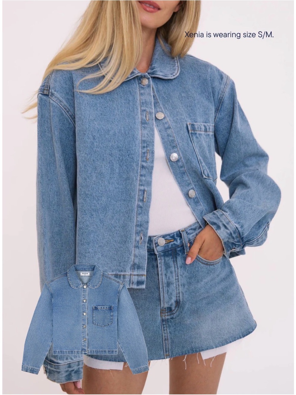 Parke x Stoney Clover Lane Vintage Denim Shirt